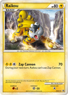Raikou HGSS19 - HeartGold SoulSilver Promos - Holofoil