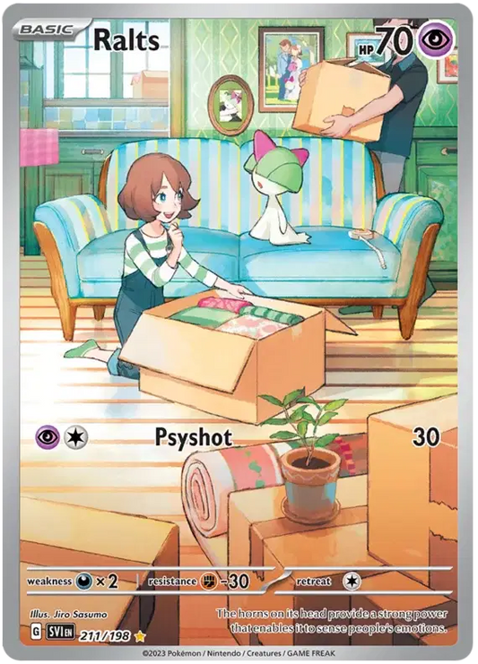 Ralts 211/198 - Scarlet & Violet - Holofoil