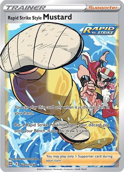 Rapid Strike Style Mustard TG27/TG30 - Brilliant Stars Trainer Gallery - Holofoil