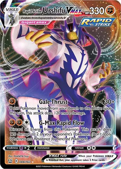 Rapid Strike Urshifu VMAX 088/163 - Battle Styles - Holofoil