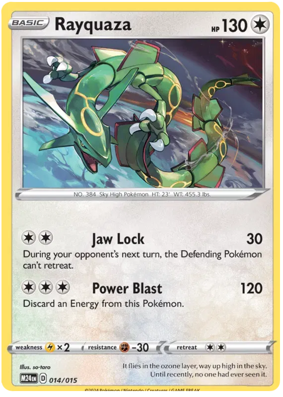 Rayquaza 014/015 - McDonald's Promos 2024 - Normal