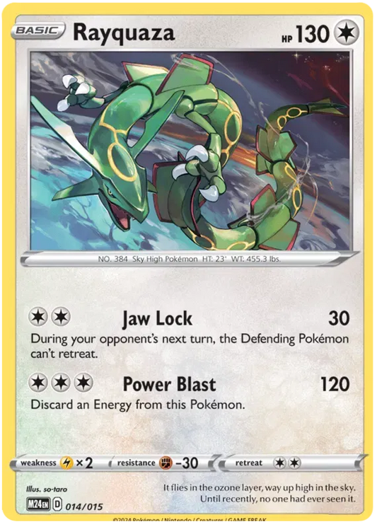 Rayquaza 014/015 - McDonald's Promos 2024 - Normal
