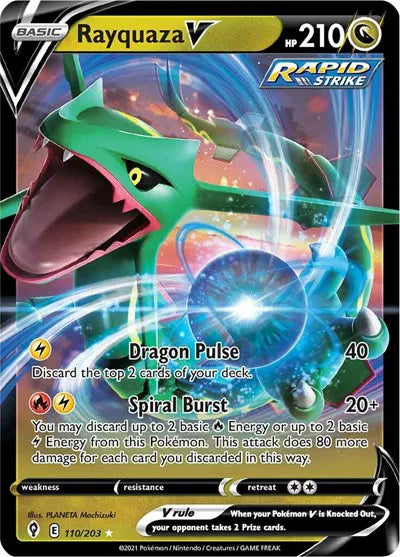 Rayquaza V 110/203 - Evolving Skies - Holofoil