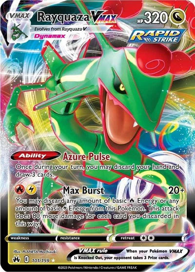 Rayquaza VMAX 101/159 – Crown Zenith – Holofoil