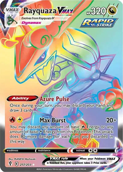 Rayquaza VMAX 217/203 - Evolving Skies - Holofoil