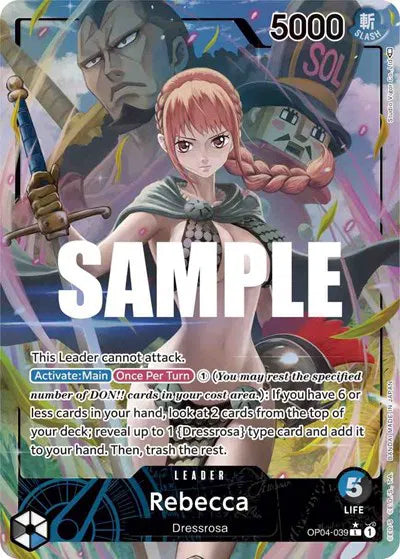 Rebecca (Alternate Art) OP04-039 - Kingdoms of Intrigue - Foil
