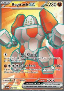 Regirock ex 214/182 - Destined Rivals - Holofoil