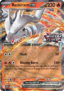 Reshiram ex (stamped) 020/086 - White Flare - Holofoil