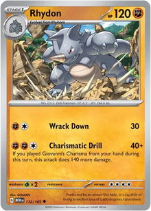 Rhydon 112/165 - Scarlet & Violet 151 - Reverse Holofoil