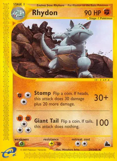 Rhydon 29/144 - Skyridge - Normal