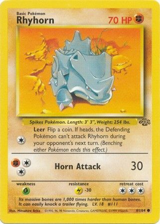 Rhyhorn 61/64 - Jungle (Unlimited) - Normal