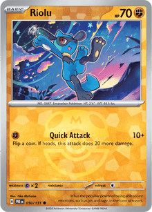 Riolu 050/131 - Prismatic Evolutions - Master Ball Pattern