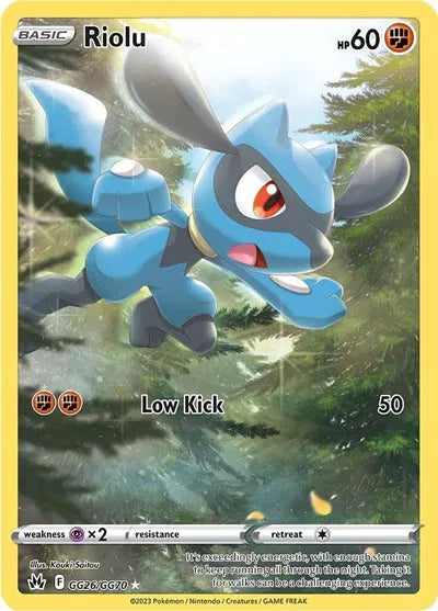 Riolu GG26/GG70 - Crown Zenith: Galarian Gallery - Holofoil
