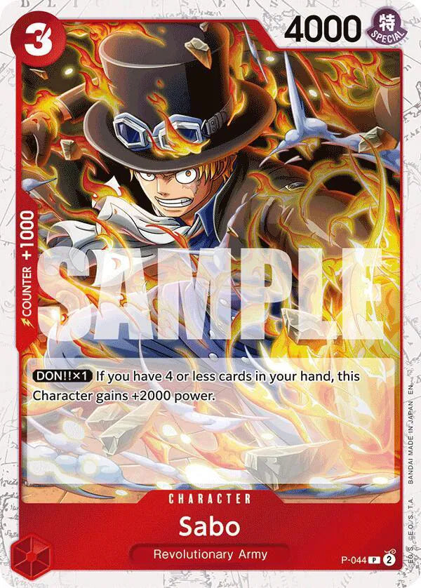 Sabo (Pirate Foil) P-044 - The Best Vol.2 - Foil