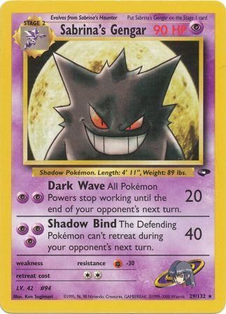 Sabrina's Gengar 29/132 - Gym Challenge (Unlimited) - Normal