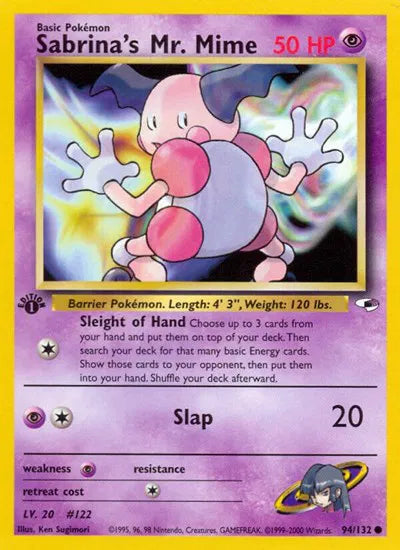 Sabrinas Mr. Mime 94/132 – Gym Heroes (Unbegrenzt) – Normal