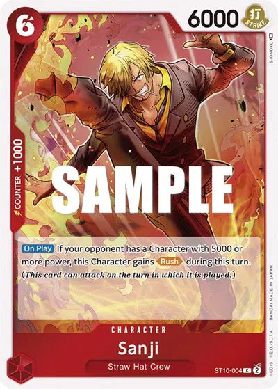 Sanji ST10-004 - Starter Deck 10: Ultimate Deck: The Three Captains - Foil