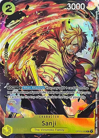 Sanji (Fest. 23-24 Edition) OP03-102 - Promotion Cards - Foil