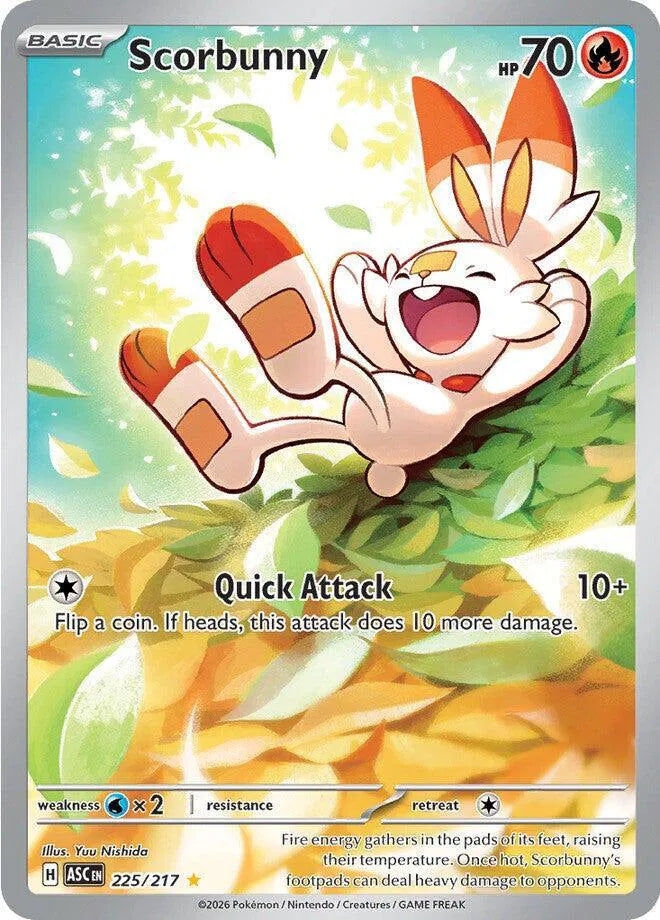 Scorbunny 225/217 - Ascended Heroes - Holofoil