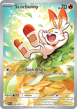 Scorbunny 225/217 - Ascended Heroes - Holofoil