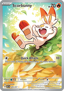 Scorbunny 225/217 - Ascended Heroes - Holofoil