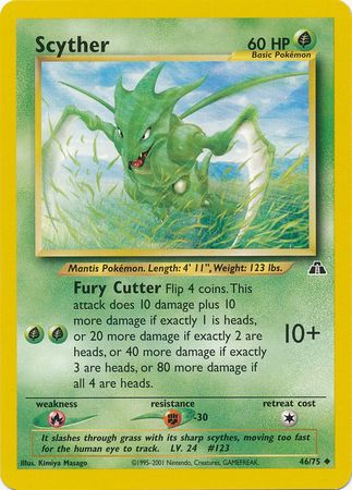 Scyther 46/75 - Neo Discovery (Unlimited) - Normal