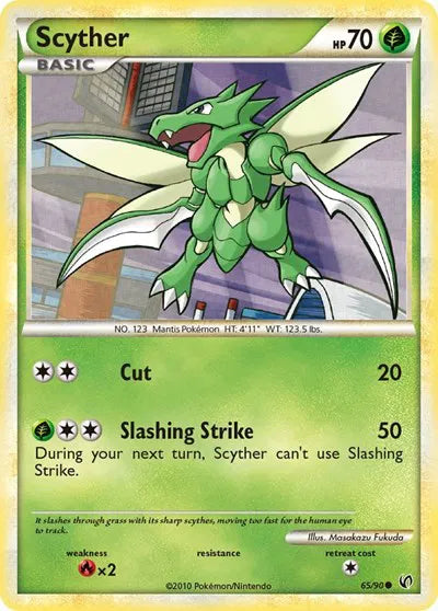 Scyther 65/90 - Undaunted - Reverse Holofoil
