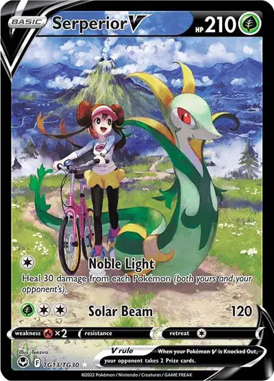 Serperior V TG13/TG30 - Silver Tempest Trainer Gallery - Holofoil
