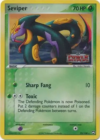 Seviper 23/108 - EX Power Keepers - Reverse Holofoil