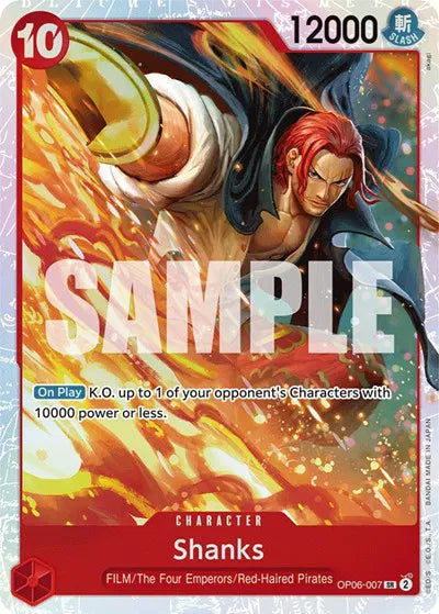 Shanks OP06-007 - Wings of the Captain - Foil