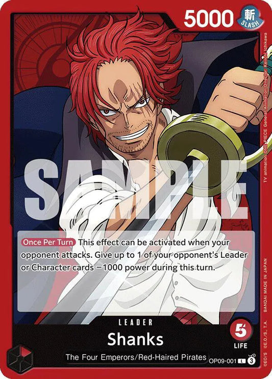 Shanks OP09-001 - Emperors in the New World - Normal