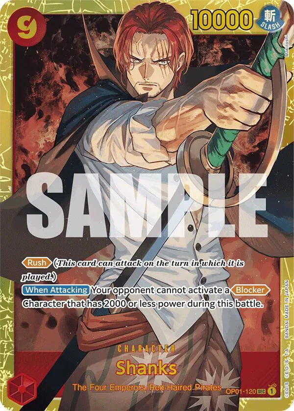 Shanks (Reprint) OP01-120 - The Best - Foil