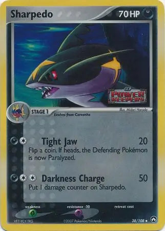 Sharpedo 38/108 - EX Power Keepers - Reverse Holofoil