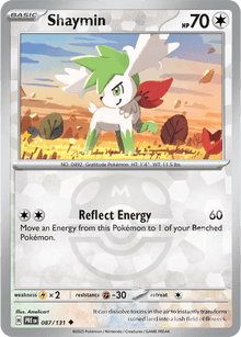 Shaymin 087/131 - Prismatic Evolutions - Master Ball Pattern