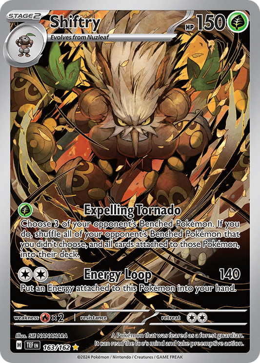Shiftry 163/162 - Temporal Forces - Holofoil