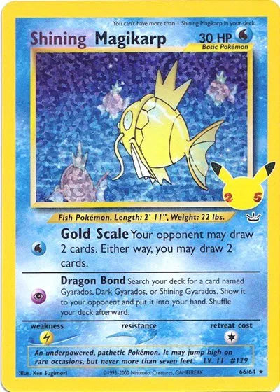 Shining Magikarp 66/64 - Celebrations: Classic Collection - Holofoil