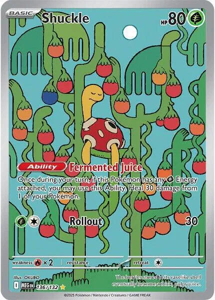 Shuckle 136/132 - Mega Evolution - Holofoil