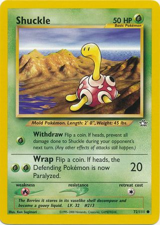 Shuckle 72/111 – Neo Genesis (Unbegrenzt) – Normal