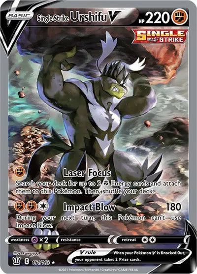 Single Strike Urshifu V 151/163 - Battle Styles - Holofoil