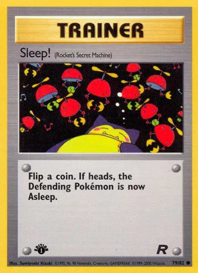 Sleep! 79/82 - Team Rocket (Unlimited) - Normal
