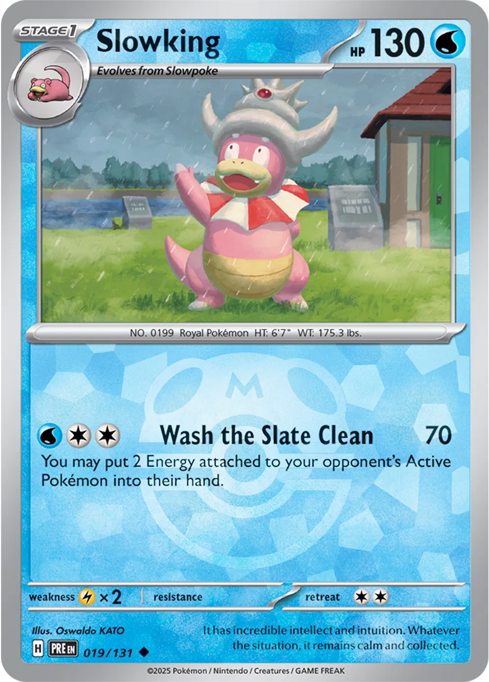 Slowking 019/131 - Prismatic Evolutions - Master Ball Pattern