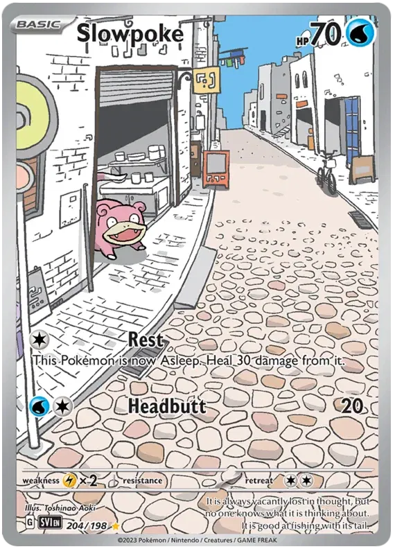 Slowpoke 204/198 - Scarlet & Violet - Holofoil