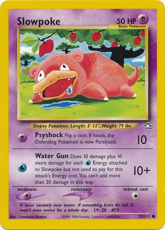Slowpoke 73/111 – Neo Genesis (Unbegrenzt) – Normal
