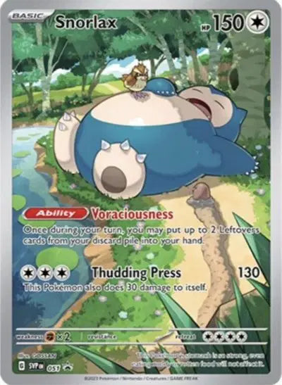 Snorlax 051 - Scarlet & Violet Promo - Holofoil