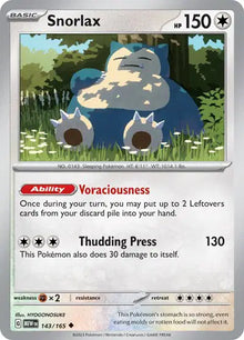 Snorlax 143/165 - Scarlet & Violet 151 - Holofoil