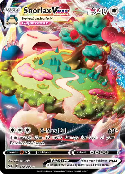 Snorlax VMAX 142/202 - Sword & Shield - Holofoil