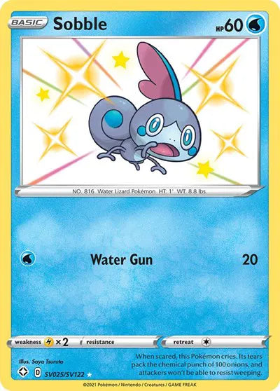 Sobble SV025/SV122 - Shining Fates: Shiny Vault - Holofoil
