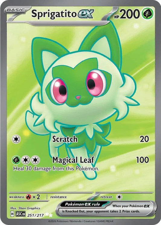 Sprigatito ex 251/217 - Ascended Heroes - Holofoil