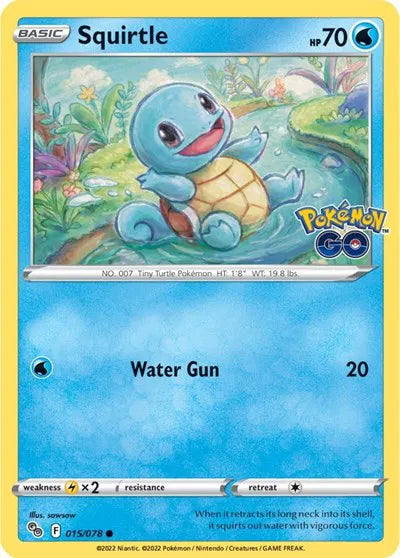 Squirtle 015/078 - Pokemon Go - Normal