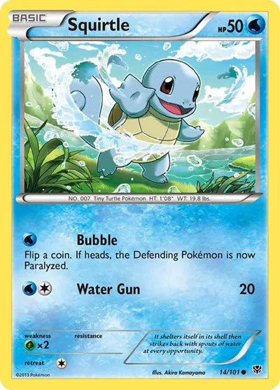 Squirtle 14/101 - Plasma Blast - Normal
